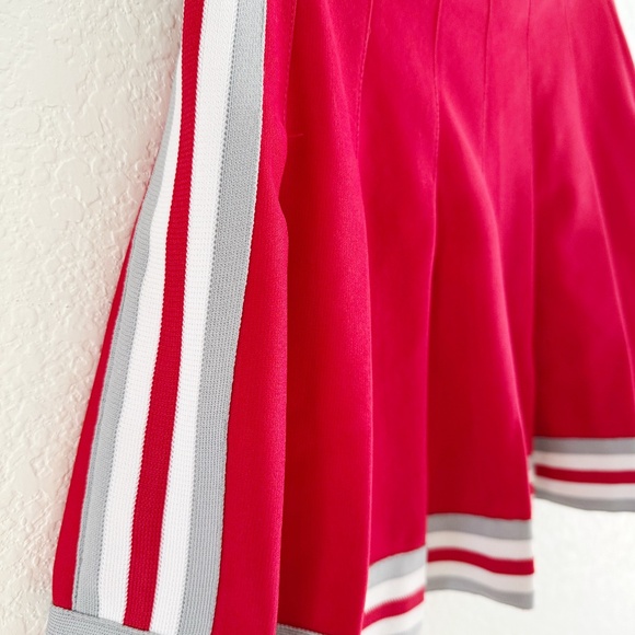 Varsity Spirit Red Cheer Skirt Made in USA – Pleated Athletic Mini S - Picture 3 of 5